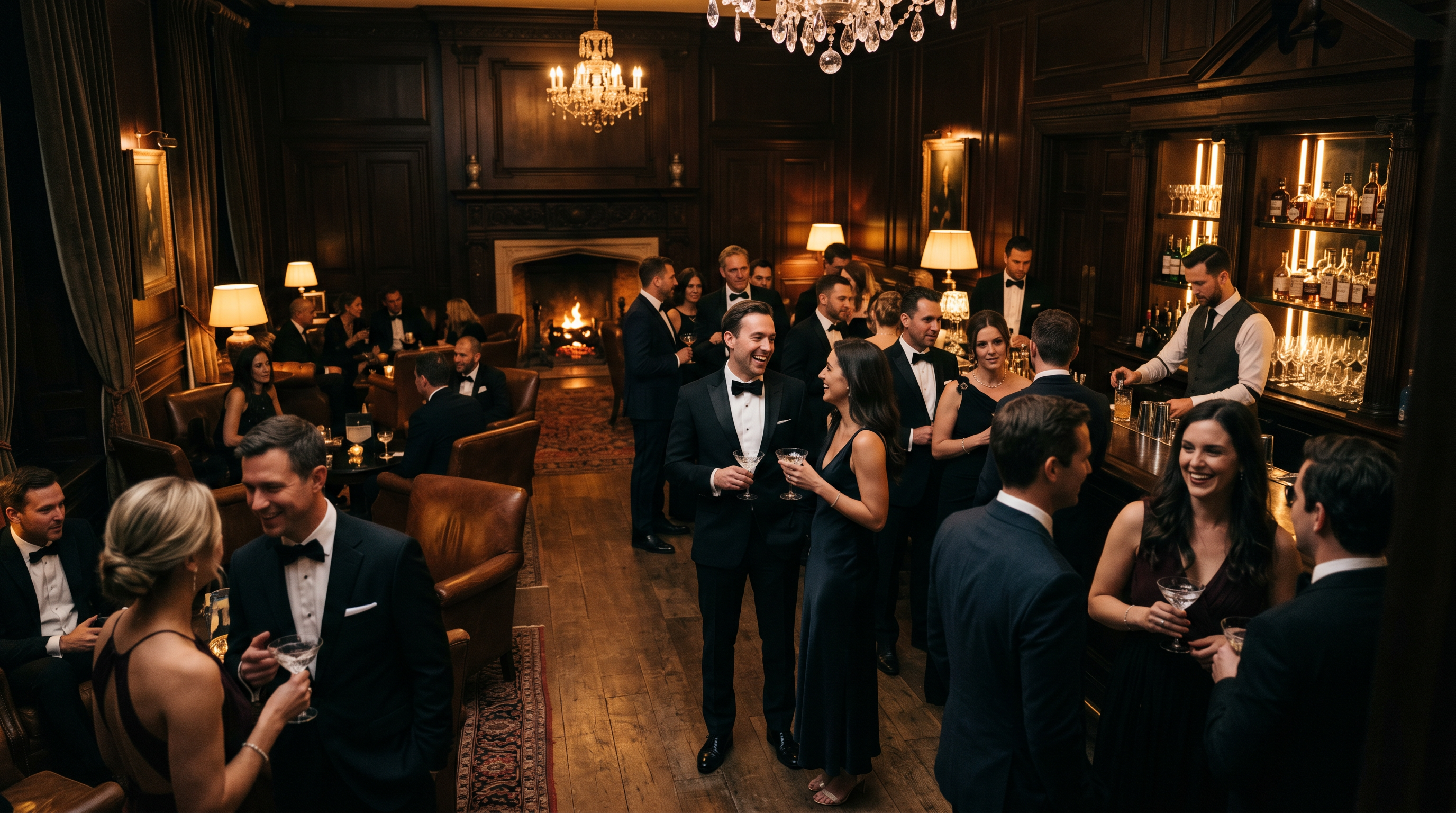 Private members club evening at Luxury Hotel Resort UK